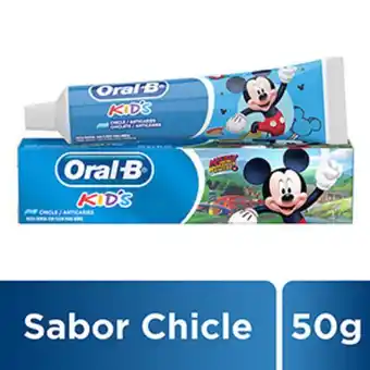 Mifarma Crema dental kids oral-b mickey sabor chicle - tubo 50 g oferta