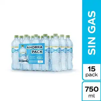 Vivanda Agua sin gas san luis botella 750ml paquete 15un oferta