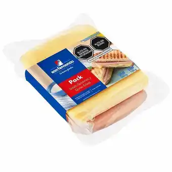 Vivanda Pack san fernando jamón sándwich + queso edam paquete 360g oferta