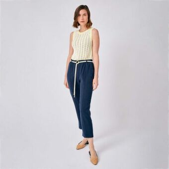 Fina Perú Pantalon begonia azul oferta