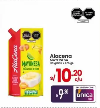 Vega Alacena Mayonesa Doypack x 475gr oferta