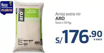 Plaza Vea Arroz Extra Nir Aro Saco 50kg oferta
