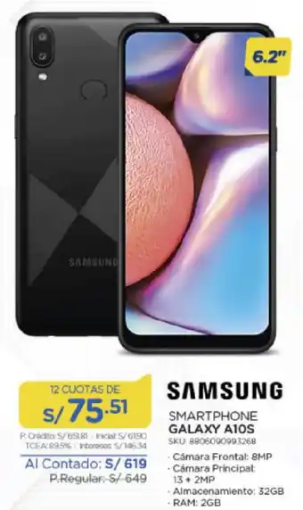 El Gallo Más Gallo Smartphone galaxy A1OS SKU: 8806090993269 oferta