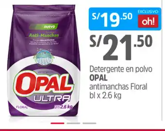 Plaza Vea Detergente en polvo OPAL antimanchas floral oferta
