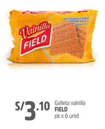 Plaza Vea Galleta vainilla FIELD oferta