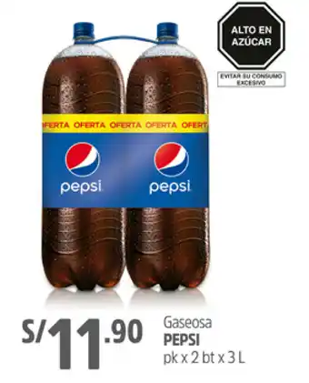 Plaza Vea Gaseosa PEPSI oferta