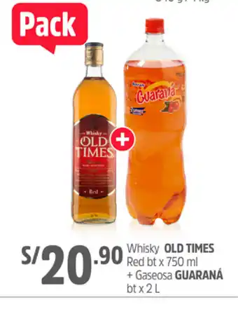 Plaza Vea Whisky OLD TIMES oferta