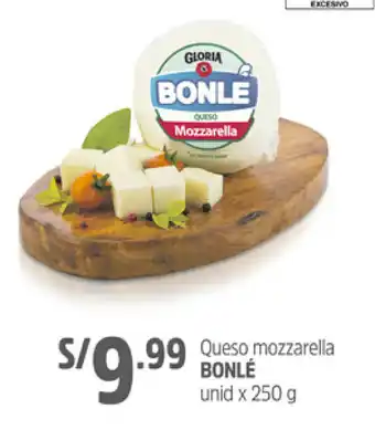 Plaza Vea Queso mozzarella BONLÉ oferta