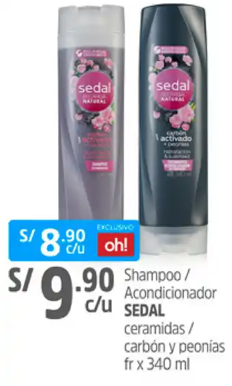 Plaza Vea Shampoo / acondicionador SEDAL ceramidas / oferta