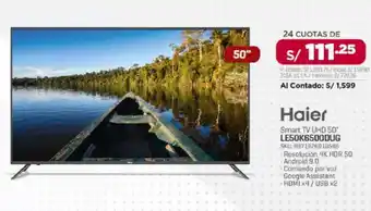 Carsa Smart tv uhd 50" LE50K6500DUG SKU: 6971926010586 oferta