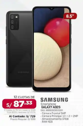 Carsa Smartphone GALAXY A02S SKU: 8806090863394 oferta