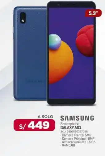 Carsa Smartphone GALAXY A01 SKU: 8806090327088 oferta