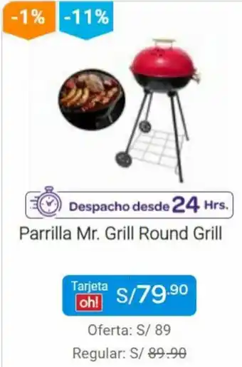 Parrilla Mr. Grill Round Grill