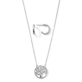 Ésika Estuche collar + aretes lifetree oferta