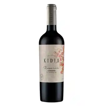 Tottus Vino kidia reserva carmenere 750 ml oferta