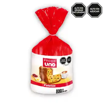 Tottus Panetón precio uno en bolsa 800 g oferta