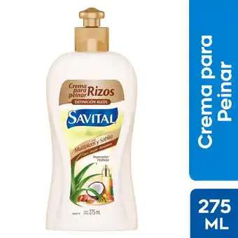 Tottus Crema peinar multioleos sab rizos oferta
