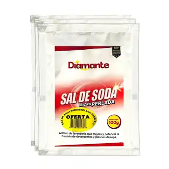 Tottus Sal de soda microperlada diamante 3 unidades oferta