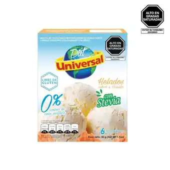 Tottus Helado de vainilla con stevia 50 g oferta