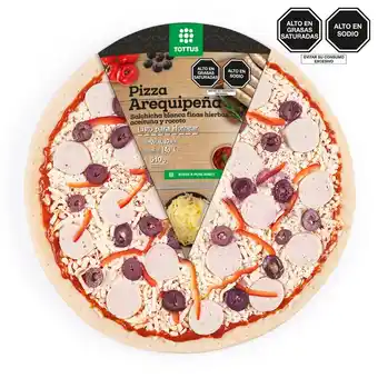 Tottus Pizza arequipeña tottus oferta