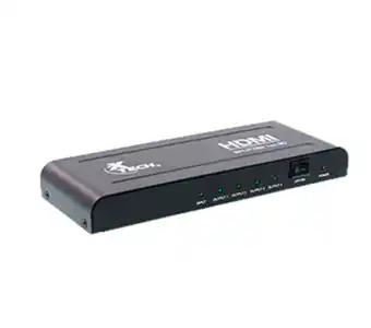Tiendas EFE Multiplicador hdmi xtech de 4 salidas con alimentación propia oferta