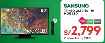 Tottus Samsung TV Neo QLED 50" 4K Mini LED oferta