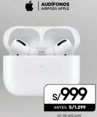 La Curacao Apple Audífonos Airpods oferta