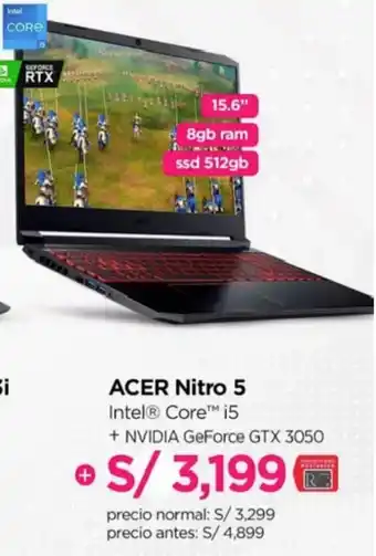 Ripley Acer Nitro 5 oferta