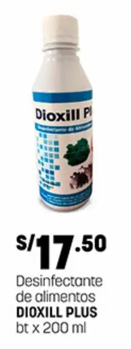 Plaza Vea Dioxill Plus Desinfectante de Alimentos bt x 200 ml oferta