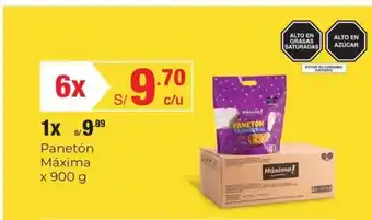 Metro Maxima Paneton x 900g oferta