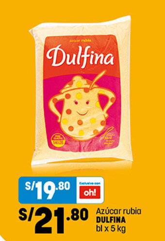 Plaza Vea Dulfina Azucar rubia bl x 5 kg oferta