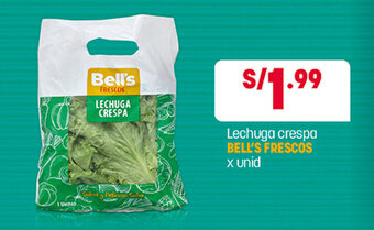 Plaza Vea Bell's Frescos Lechuga crespa x unid oferta