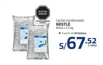 Makro Nestle Leche condensada Bolsa x 4.5 kg oferta