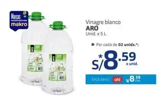 Makro Aro Vinagre blanco unid x 5 L oferta