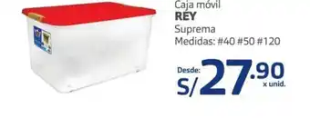 Makro Rey Caja movil Suprema medidas #40 #50 #120 oferta