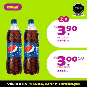 Tambo Pepsi 1L oferta