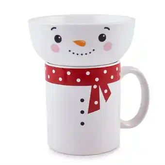 Tottus Pack de bowl + taza 2 diseño oferta
