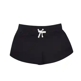 Tottus Short franela mujer l negro oferta