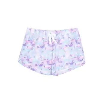 Tottus Short franela full print mujer m morado oferta