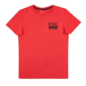 Tottus Polo estampado hombre xl rojo oferta
