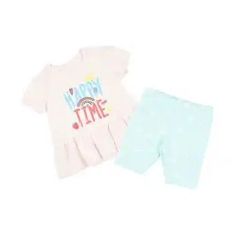 Tottus Conjunto biker bebe 12m durazno oferta