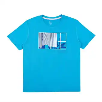 Tottus Polo estampado teens 16 turquesa oferta