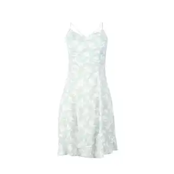 Tottus Vestido caida tiritas mujer xl verde agua oferta