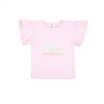 Tottus Polo manga bebe 9m rosado claro oferta