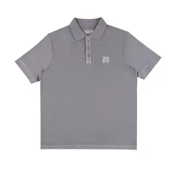 Tottus Polo pique bordado hombre xl plomo oferta