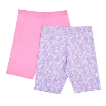Tottus Packx2 legging biker teens 12 lavanda/ rosado oferta