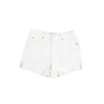 Tottus Short cintura mujer 28 blanco oferta