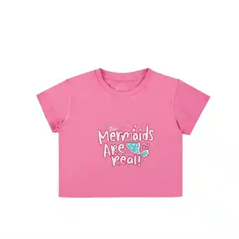Tottus Polo estampado niña 10 rosado oferta