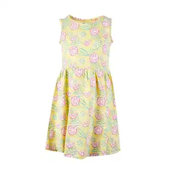 Tottus Vestido bvd niña 10 amarillo oferta