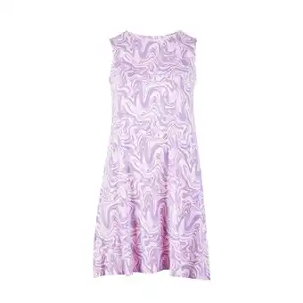 Tottus Vestido caida teens 16 lila oscuro oferta